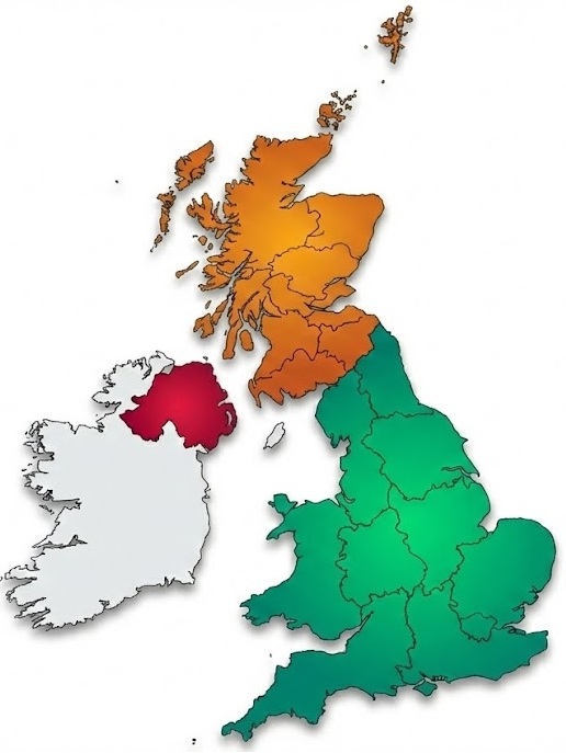 UK Delivery Zones Map